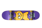 Meow - Big Cat Purple Skateboard Complete Bottom View