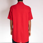 How Holystoked's Bloody Mary skate shirt looks from the back.