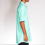 Side view of Margarita shirt, worn by a skater from Bangalore.