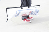 Basic skatebag held by a skater.