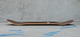 Unheard Logo TV Table Skateboard Deck Side View