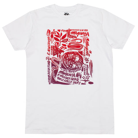Magenta Collection - Campbell White Tee